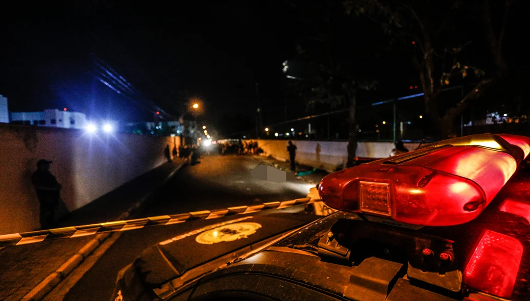 Polícia Civil esteve no local fazendo os procedimentos legais