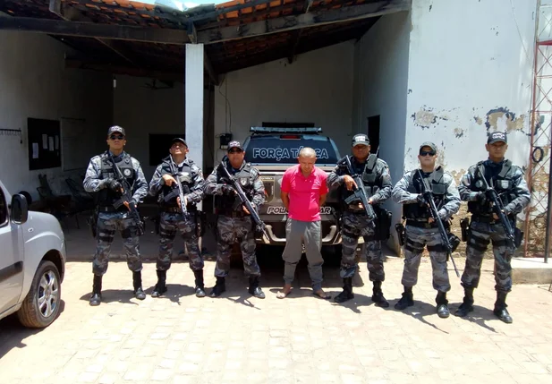 Preso pela Polícia Militar