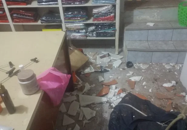 A tentativa de furto aconteceu na madrugada de hoje