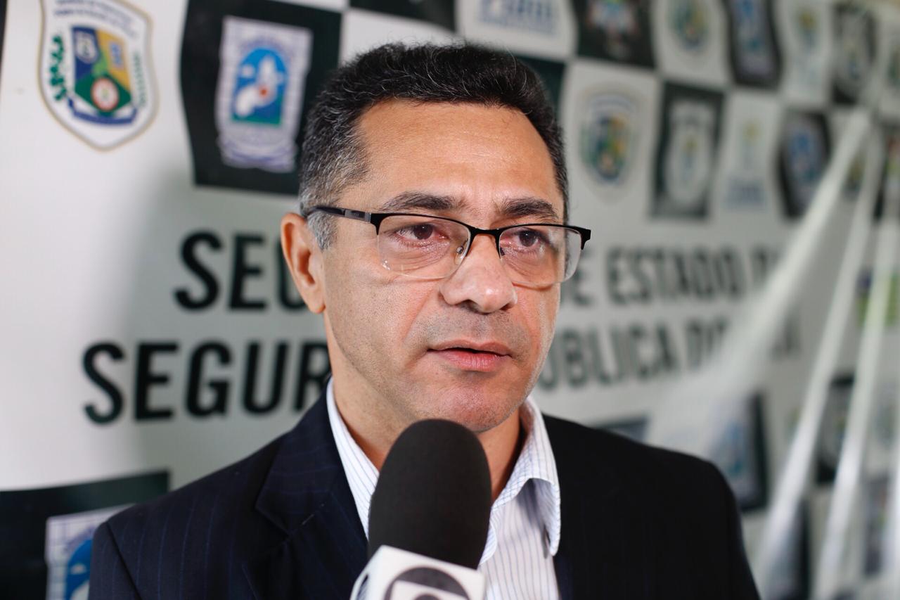 Secretário de Segurança, coronel Rubens Pereira