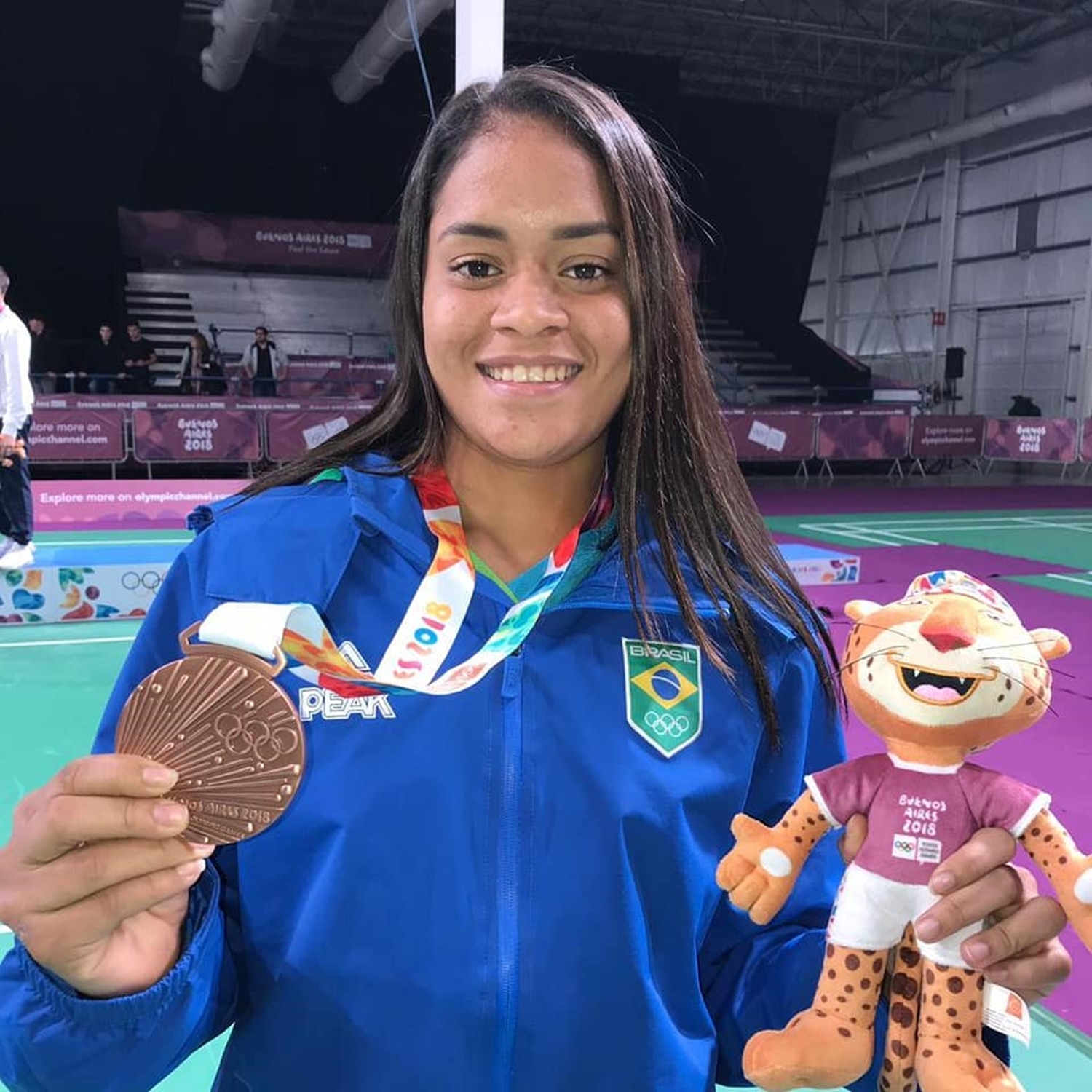 Jaqueline Lima conquistou medalha de bronze na Argentina