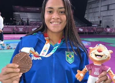 Jaqueline Lima conquistou medalha de bronze na Argentina