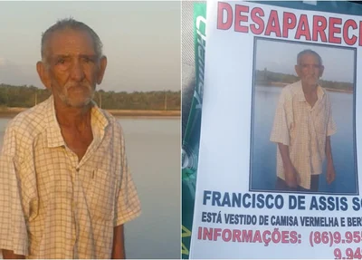 Francisco de Assis Soares está desaparecido