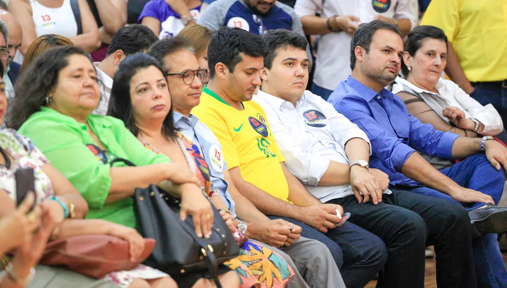 Autoridades presentes no evento