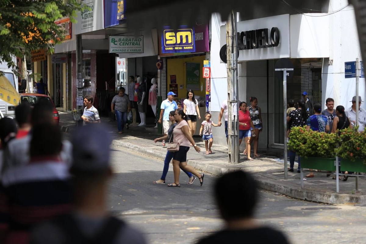 Comércio no Centro de Teresina