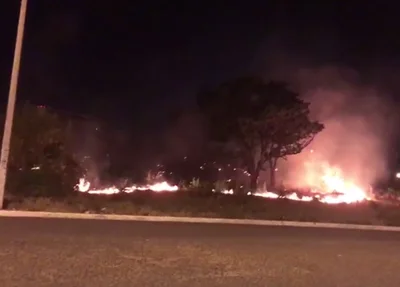 Incêndio na Avenida dos Ipês