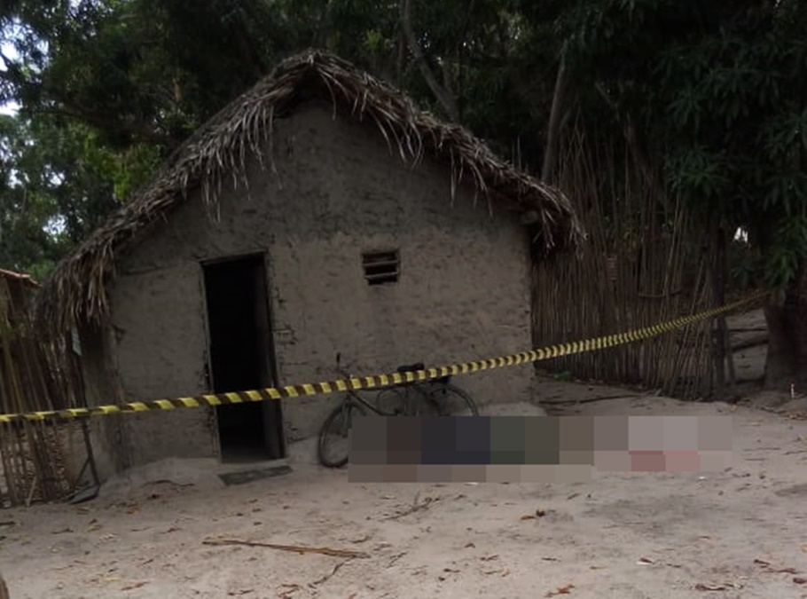Local onde a vítima foi morta
