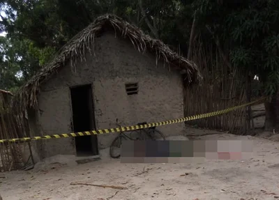 Local onde a vítima foi morta