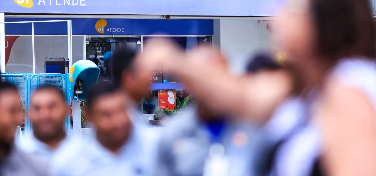 Loja da OI , localizada na Frei Serafim