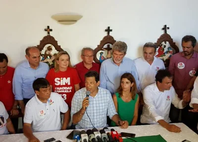 Wellington Dias e Haddad no Ceará