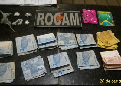 Material apreendido pela Polícia Militar em Timon