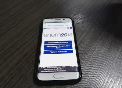 Página do Participante do Enem 2018