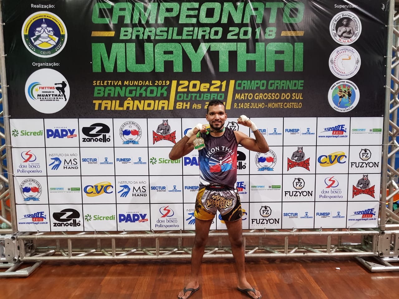 Papa-Léguas, campeão brasileiro de Muay Thai