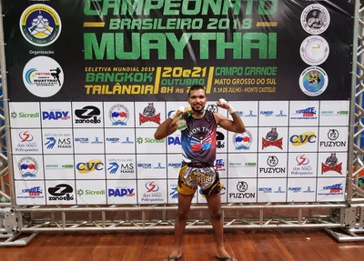 Papa-Léguas, campeão brasileiro de Muay Thai
