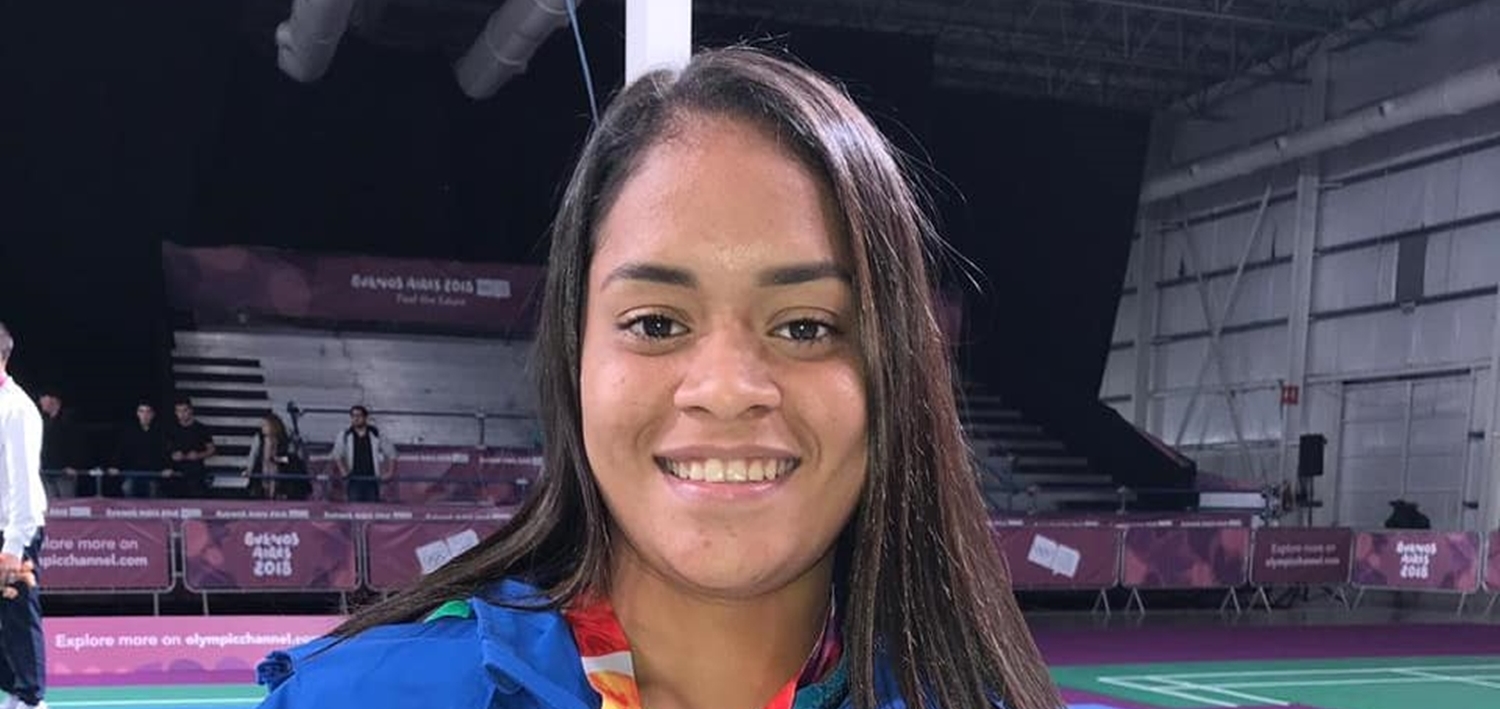 Atleta de badminton Jaqueline Lima