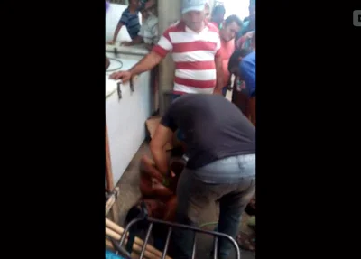 Bandido sofre tentativa de linchamento no Mercado do Dirceu I