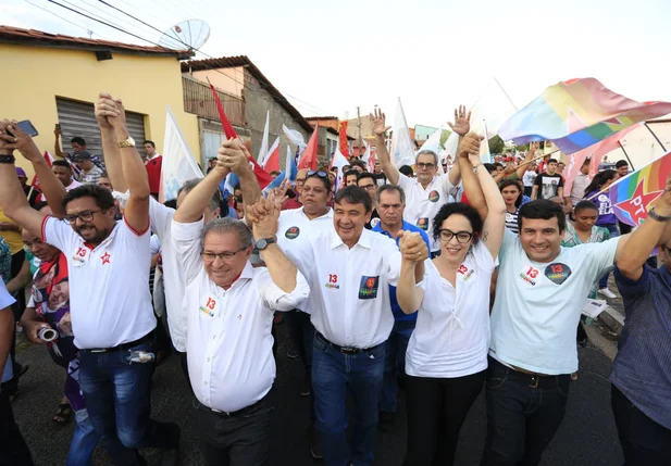 Ato em prol de Fernando Haddad em Teresina