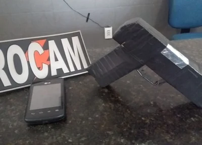 Arma apreendida pela Polícia Militar