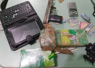 Material encontrado pela Polícia Civil