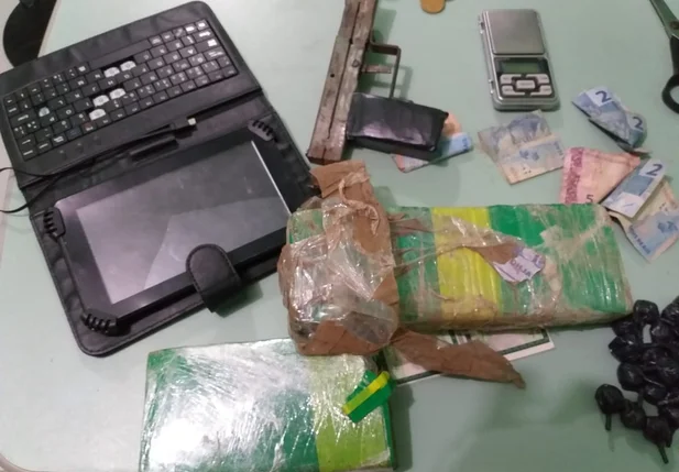 Material encontrado pela Polícia Civil