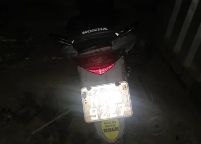 Moto recuperada pela PM