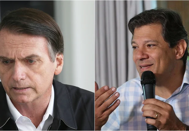 Jair Bolsonaro e Fernando Haddad