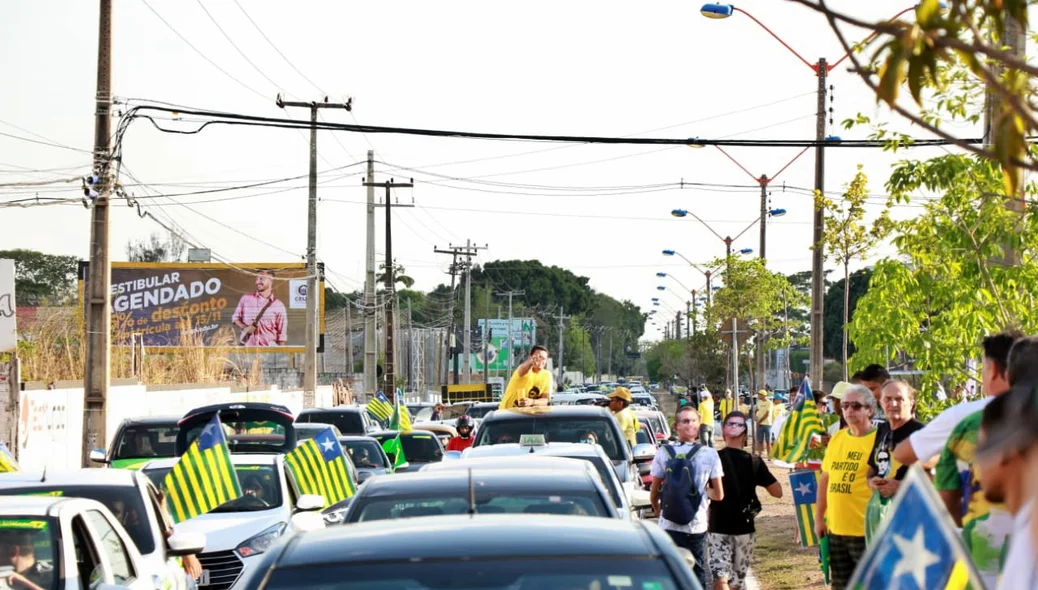 A carreata iniciou as 16h30min