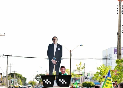 Boneco do presidenciável Jair Bolsonaro