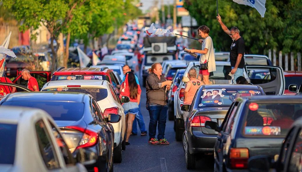 Carreata da virada no bairro Saci