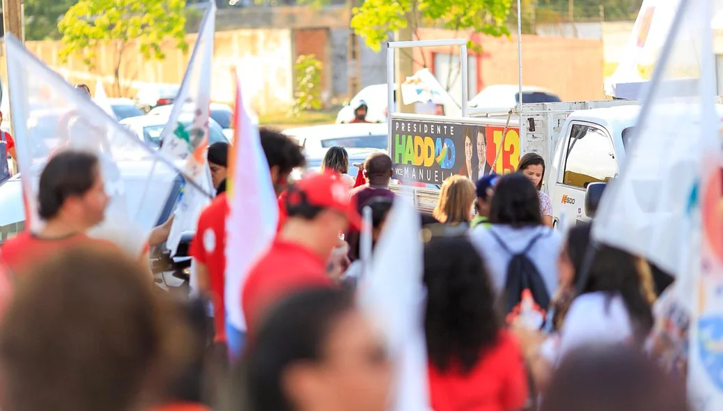 Carreata em apoio ao Haddad