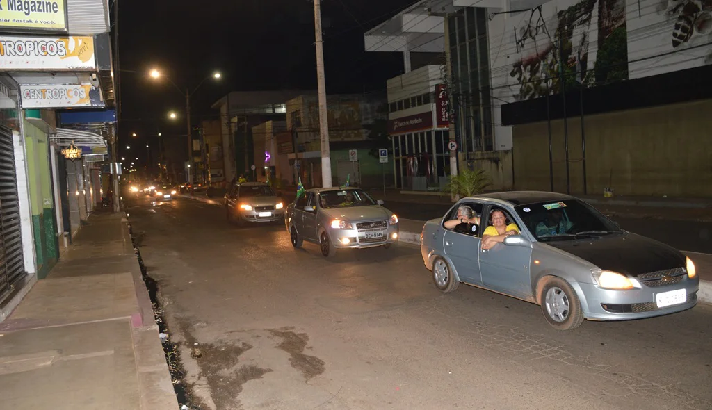 Carreata em favor de Bolsonaro em Picos