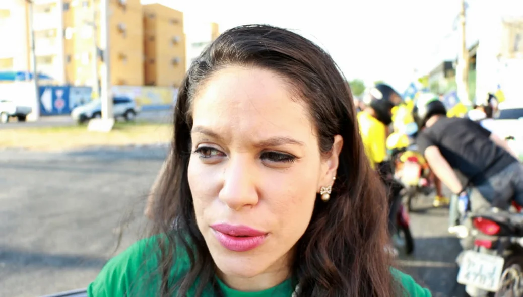 Organizadora da carreta, advogada Rubenita Lessa