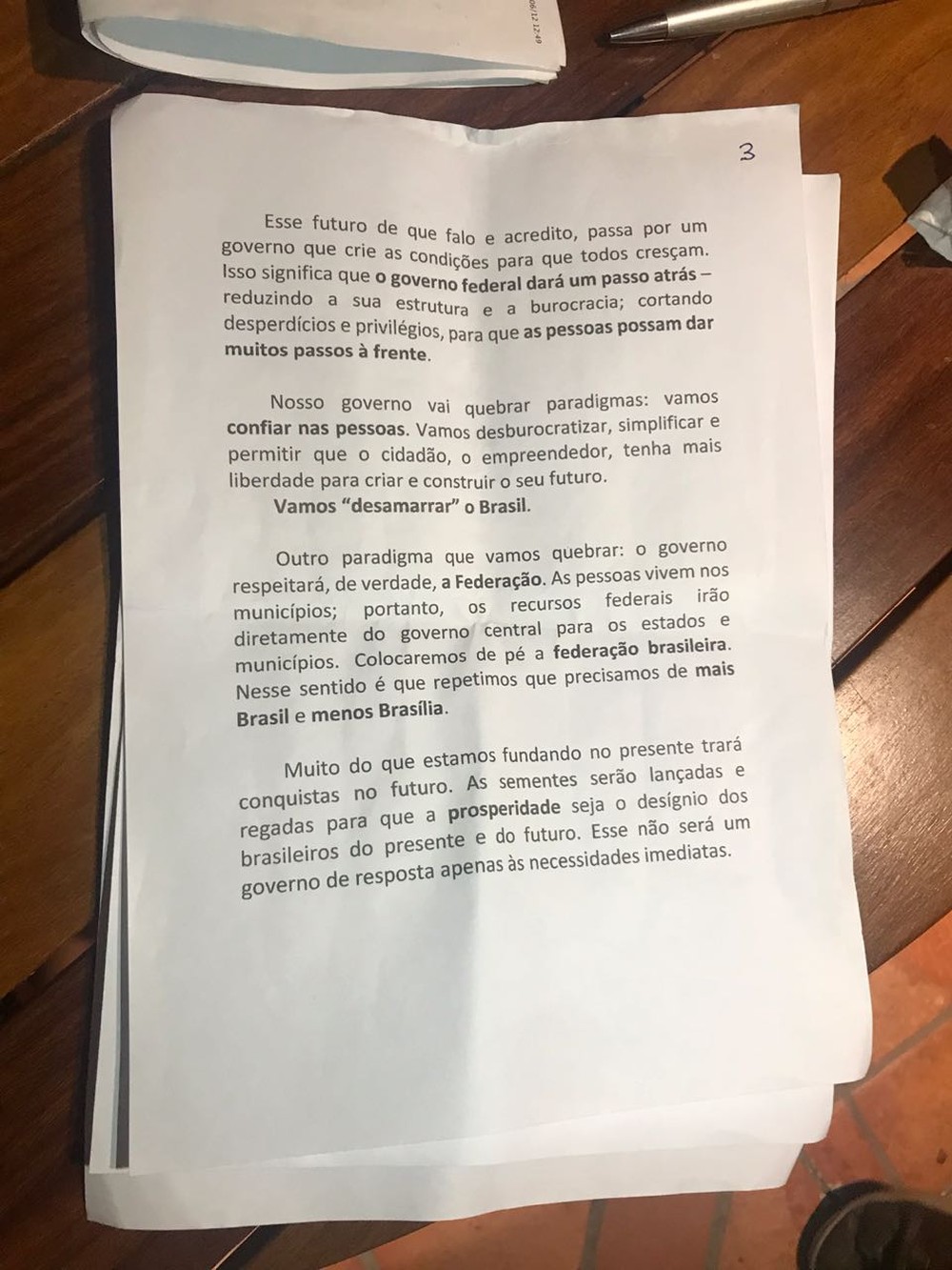 Discurso de Bolsonaro - página 3
