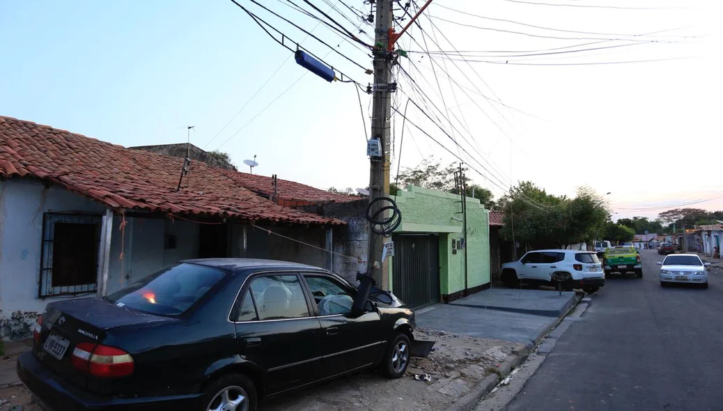 Local onde aconteceu o acidente
