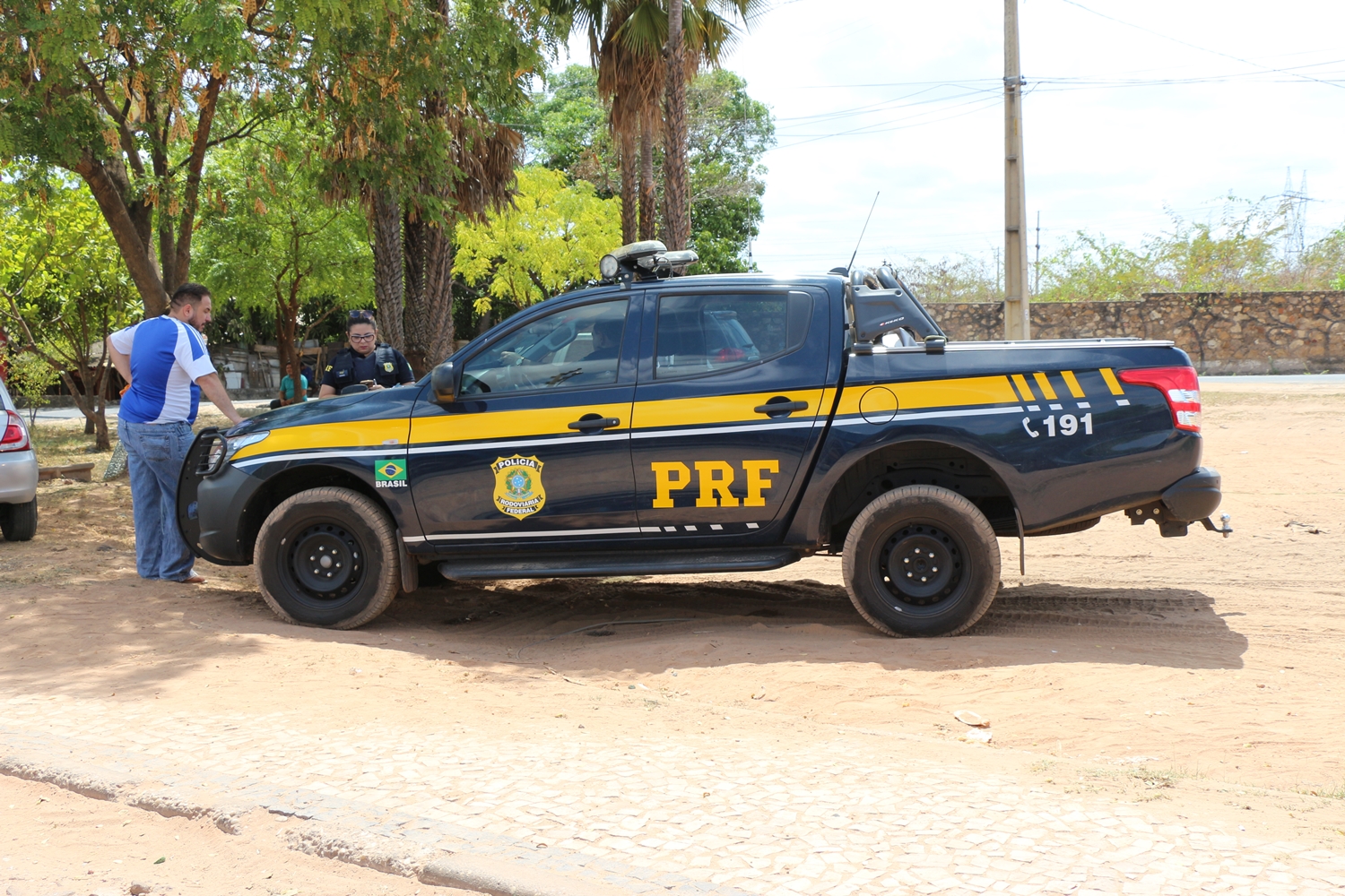 A PRF esteve no local