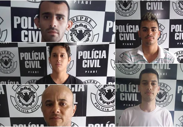 Presos na Operação Caça às Bruças