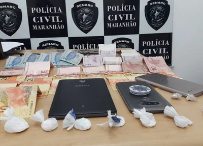 Material encontrado na casa do acusado