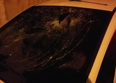 Carro envolvido no acidente