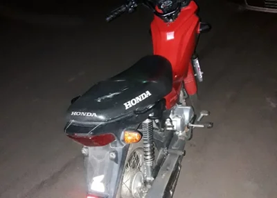 Motocicleta que estava com Igor