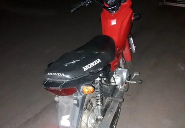 Motocicleta que estava com Igor