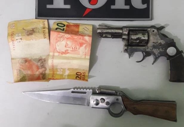 Produtos apreendidos pela Polícia Militar