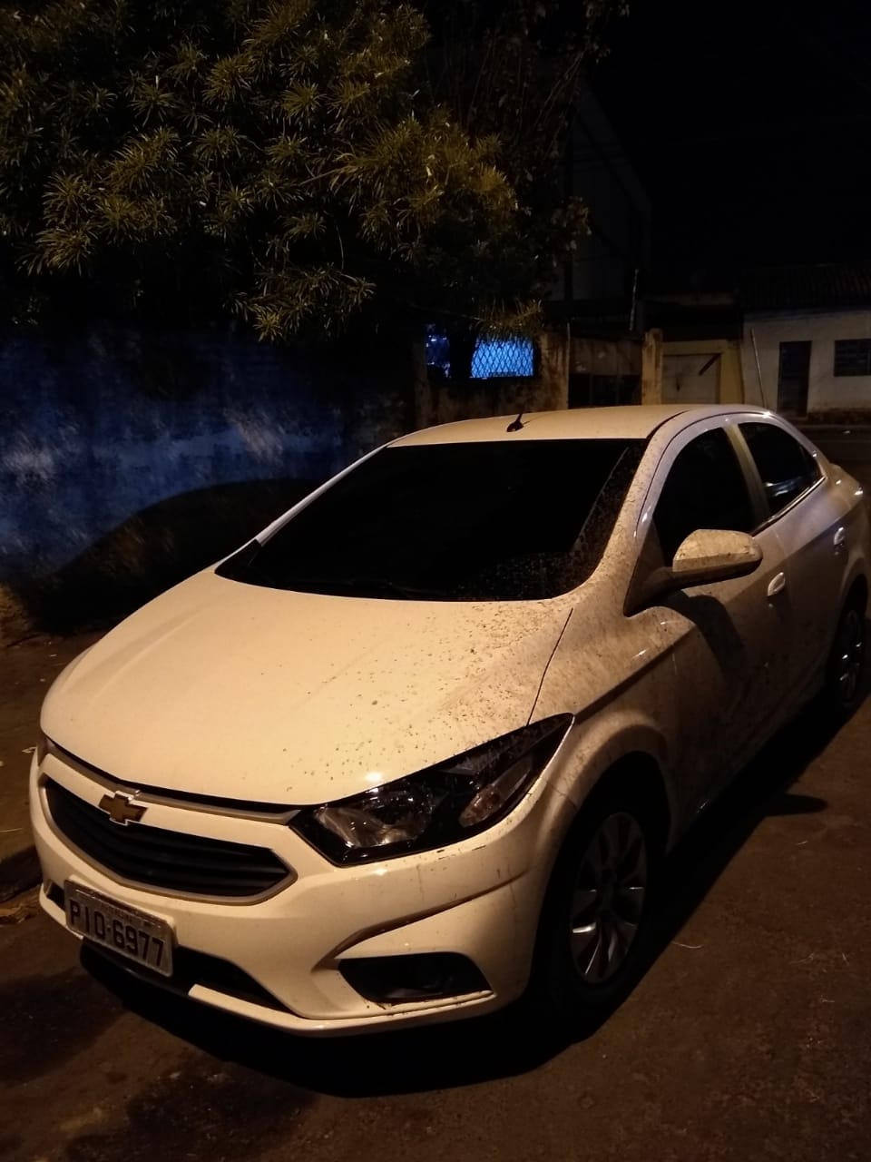 Veículo Chevrolet Prisma roubado