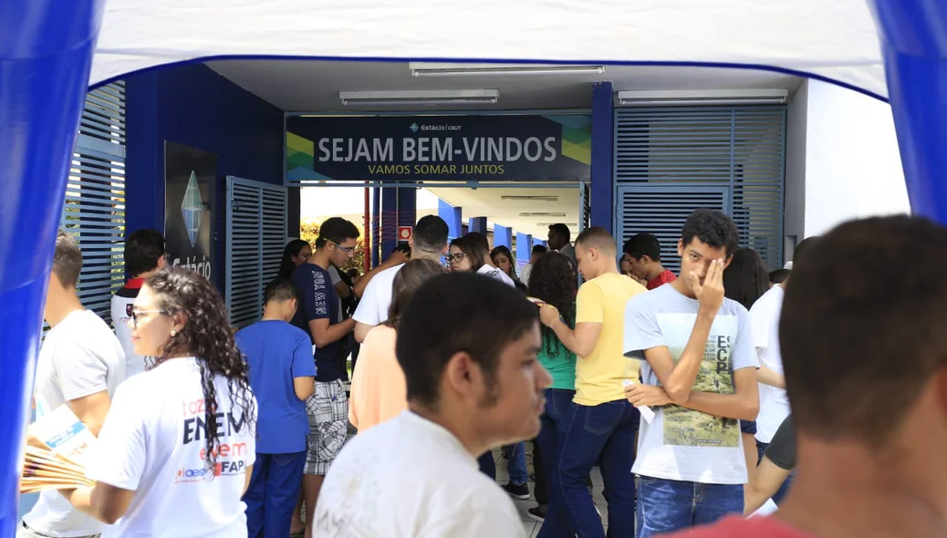 Prova do Enem realizada em Teresina