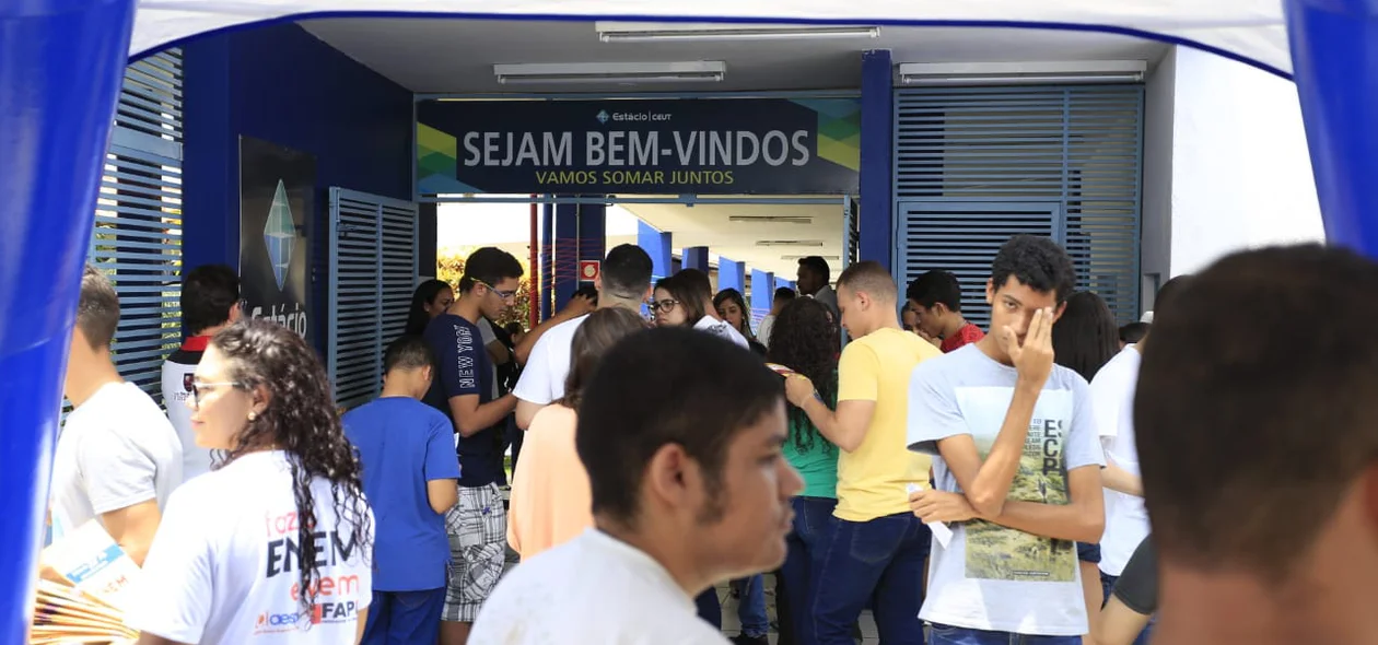 Prova do Enem realizada em Teresina