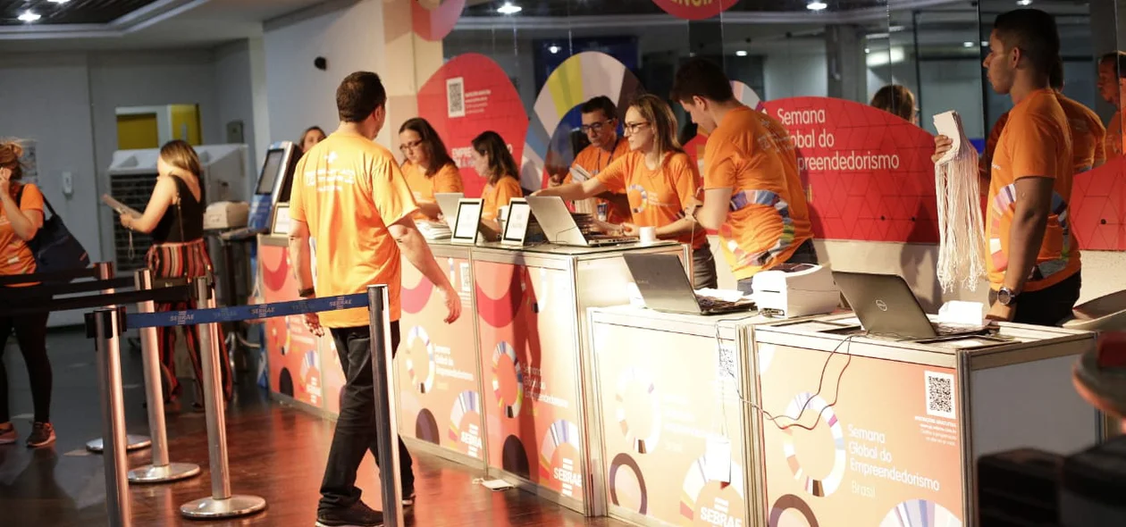 Credenciamento para o evento