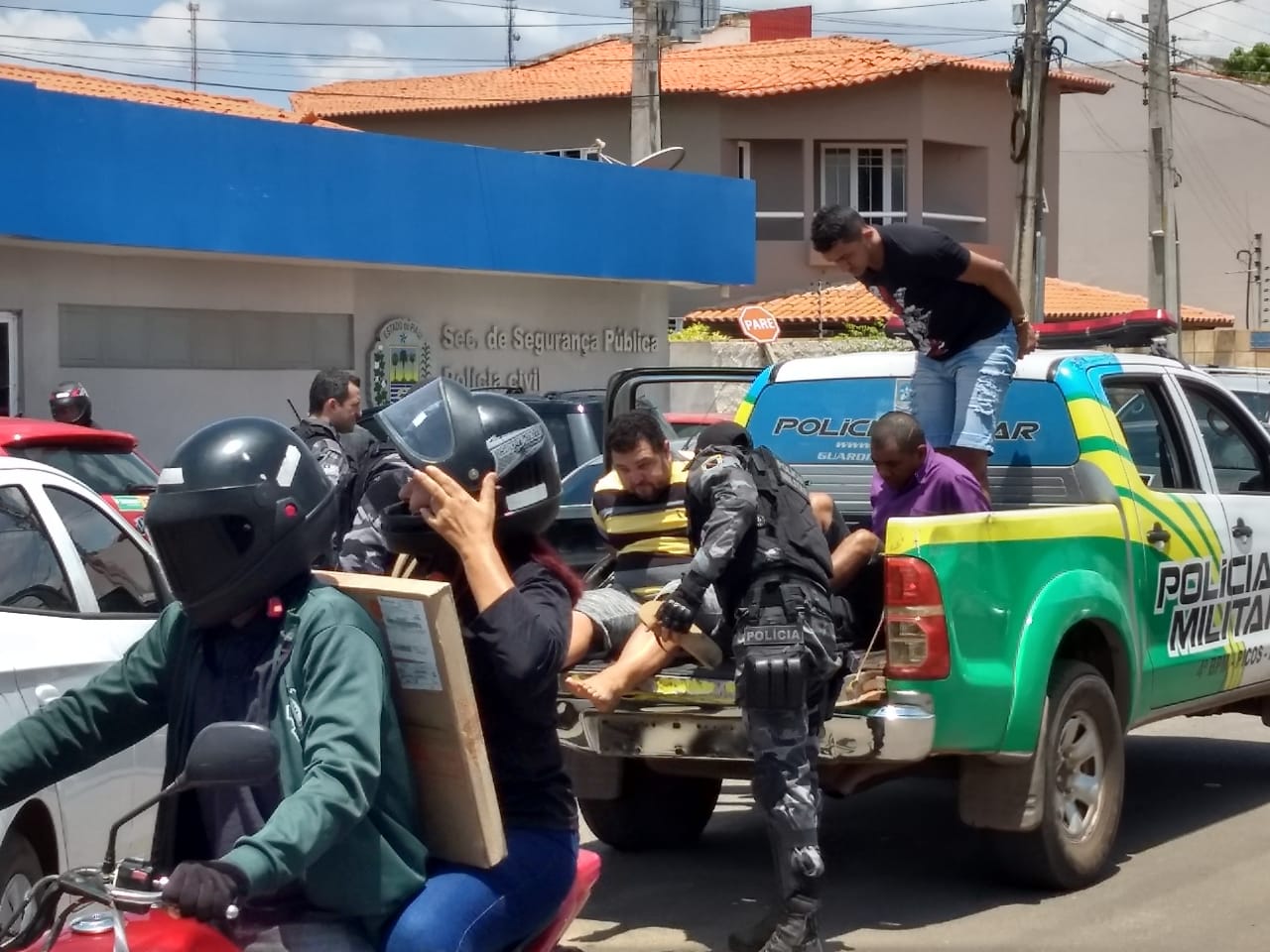 Prisão da quadrilha pelo 4º BPM