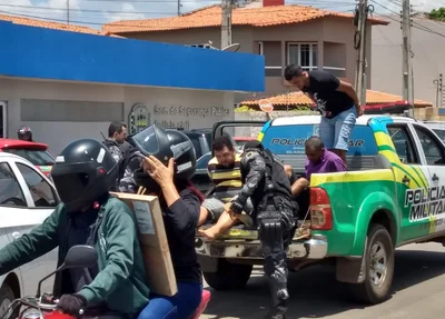 Prisão da quadrilha pelo 4º BPM