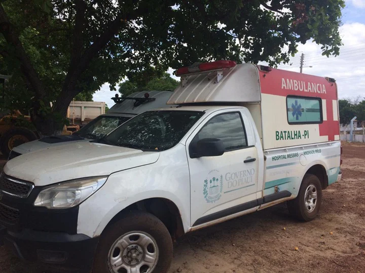 Ambulância sem funcionamento no município de Batalha 