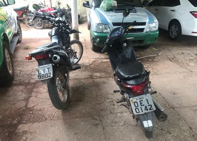 Motocicletas recuperadas pela PM