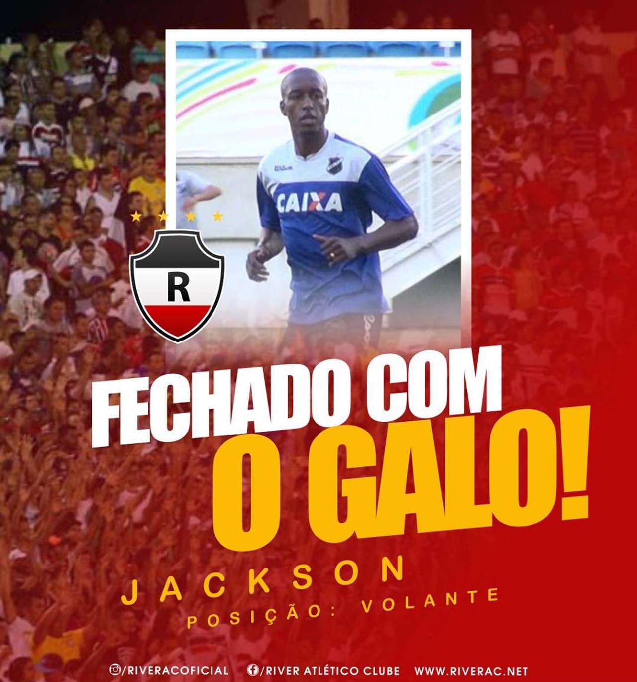 Volante Jackson contratado para a temporada 2019